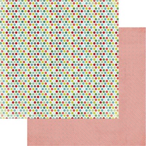 Winter Wonderland Polka Dots Paper