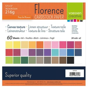 Florence - Cardstock Paper Textured 30,5x30,5cm 216g