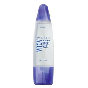 Tombow liquid glue aqua 50ml with two tips blister