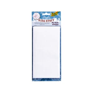 Folia Aida stoff, 50x49 cm, 4 ruter pr cm.