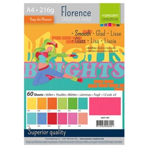 Cardstock smooth A4 12x5 Brights