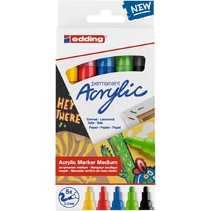 Edding 5000 - Acrylic marker medium Basic