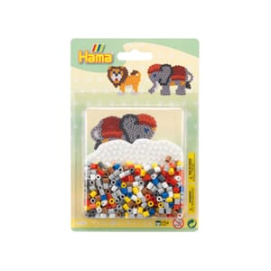 Hama Elefant og løve