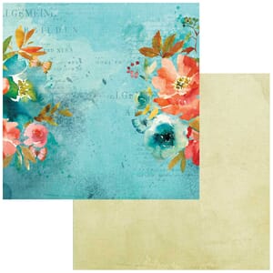Art Alena Exquisite, 49 and Market scrapbook paper 12x12