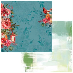 Holiday Wishes Beacon of Light, 49 and Market scrapbook pape