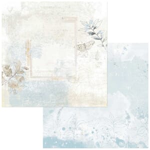 Serenity Tranquil, 49 and Market scrapbook paper 12x12