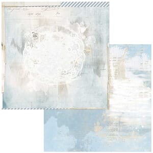 Serenity Peaceful Notions, 49 and Market scrapbook paper 12x