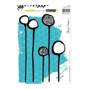 Carabelle Studio - Cling Stamp A5 Balloon Flowers