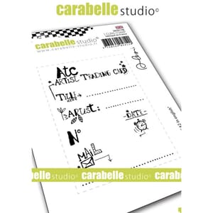 "Carabelle Studio - Cling stamp A7 ATC #2 in english by
Alex