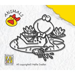 Animal Clear stamp Frog-boy  - UTGÅR