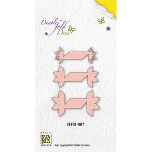 Double Fold Die flower-open  - UTGÅR