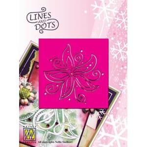 Lines & Dots flower 1  - UTGÅR