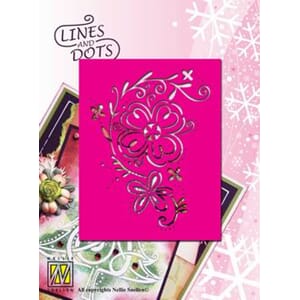 Lines & Dots flower 2  - UTGÅR