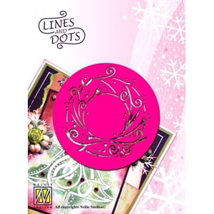 Lines & Dots wreath  - UTGÅR