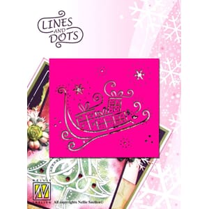 Lines & Dots sleigh  - UTGÅR
