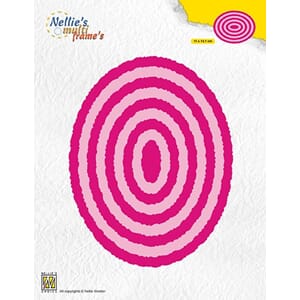 MFD125 Multi Frame Dies Photo frames ovals