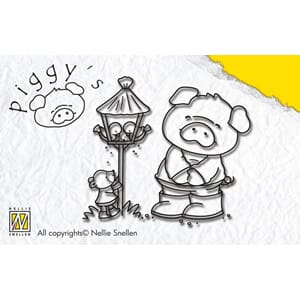 Piggy Clearstamp, Feeding birds  - UTGÅR