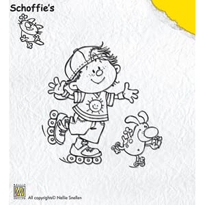 Clear stamps skating  - UTGÅR