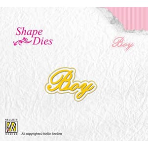 Shape Dies text Boy