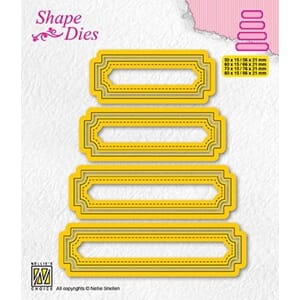 Shape dies Set of 4 tags-5