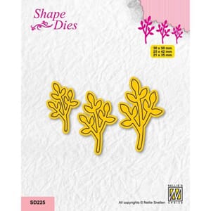 "Nellie Snellen Shape Dies Set of 3 Branches 4 (SD225)
Shape