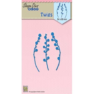 Shape Dies blue Twigs
