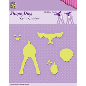 Shape Dies Lene Design build-up die Bambi
