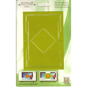 Slidingcard stencil diamond  - UTGÅR