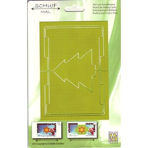 Slidingcard stencil tree  - UTGÅR