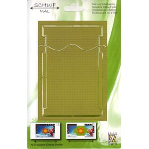 Slidingcard stencil wave  - UTGÅR