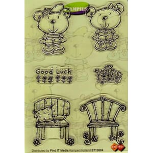 Stampies Clearstamps Good Luck  - UTGÅR