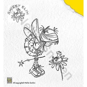 Clear stamps frog on flower  - UTGÅR