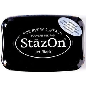 SZ-000-031 StaZon Inkpad Jet black