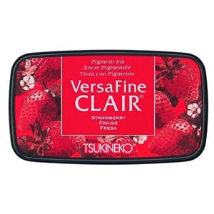 Tsukineko VersaFine Clair Inkpad Strawberry (VF-CLA-202)