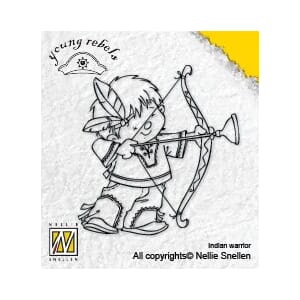 Clear stamps indian warrior  - UTGÅR