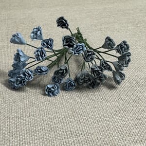 Papirdesign - Rufseknopper, blå