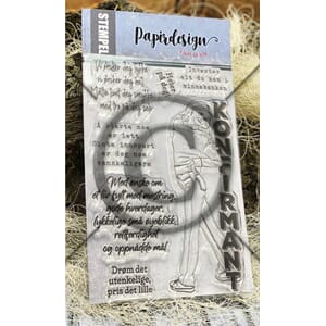 Vi ønsker deg lykke (stempel), Papirdesign