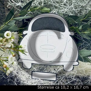 Papirdesign - Boblebil, stor  - dies