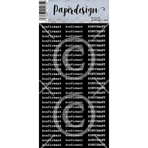 Klistremerker, Konfirmant 7, sort, Papirdesign