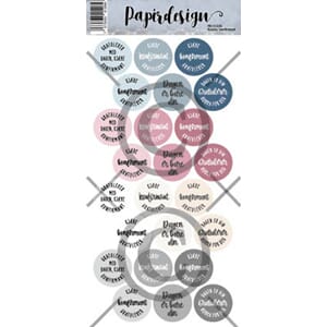 Klistremerker, Runde 5, konfirmant, Papirdesign