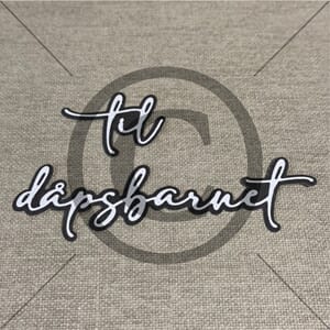 Papirdesign dies, Til dåpsbarnet 5