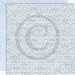 Fryd og glede, Konfirmasjonsfesten, Papirdesign mønsterark