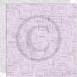 Fryd og glede, Årets konfirmant, lilla, Papirdesign mønstera