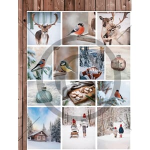 Papirdesign motivark, Utetid, A4