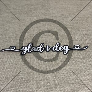 Papirdesign dies, Glad i deg