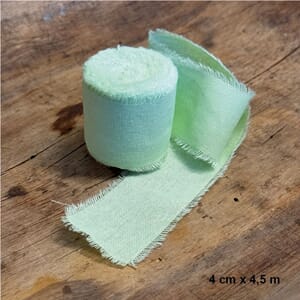 Papirdesign bånd 04, lys grønn