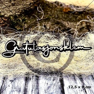 Gratulasjonsklem (Papirdesign  dies )