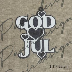 PD1586 God jul 34, Papirdesign dies