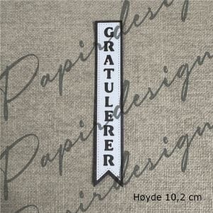 PD1593 Gratulerer 38, Papirdesign dies