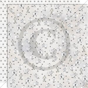 Papirdesign - PD 1603 Fotballspillere - 12x12 mønsterark